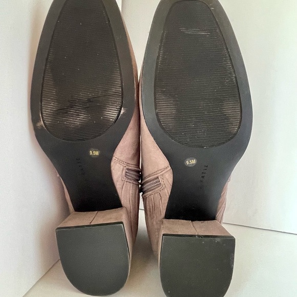 Kelly & Katie Werinna Taupe Suede Boots - Picture 7 of 9